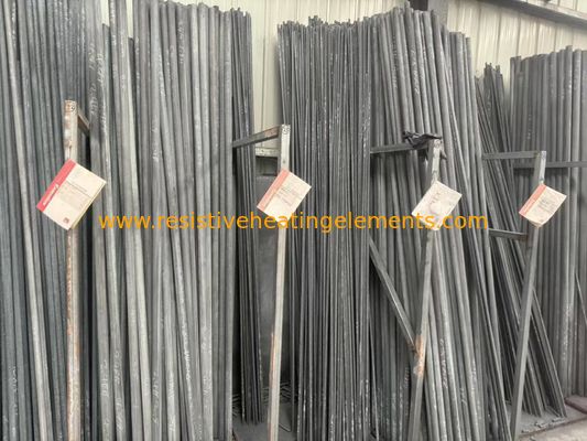 Kelas 1400 Resistance Heating Elements 500mm 600mm Silicon Carbide Rod