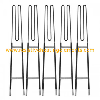 Silikon Molibdenum MoSi2 Pemanas suhu tinggi 1800 derajat Silicon Molybdenum Rod
