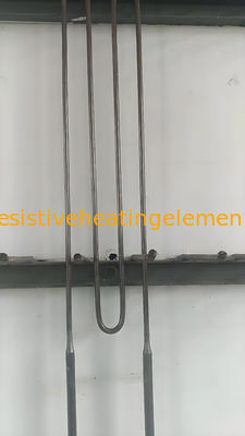 Elemen MoSi2 suhu tinggi 100mm-1000mm Moly Disilicide Heating Element