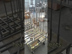 Elemen pemanas tipe U MOSi2